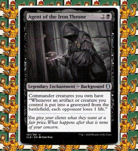 Agent the iron throne mtg - the,