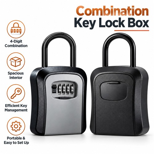 Digit combination key box - combination,