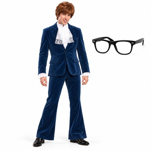 Mens 60s groovy secret agent - secret,
